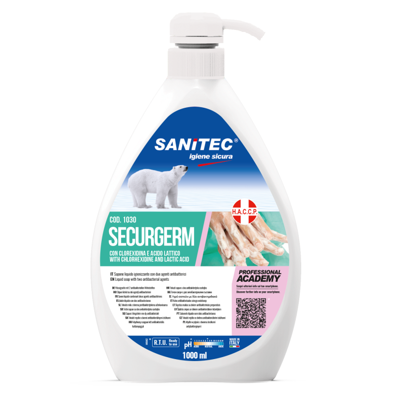 SECURGERM SAPONE ANTIBATTERICO 1000ml. SECURGERM SAPONE ANTIBATTERICO 1000ml.